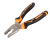 Плоскогубцы (пассатижи), 200мм., никелированные, двухкомпонентные рукоятки, Вихрь-Tehinstrument