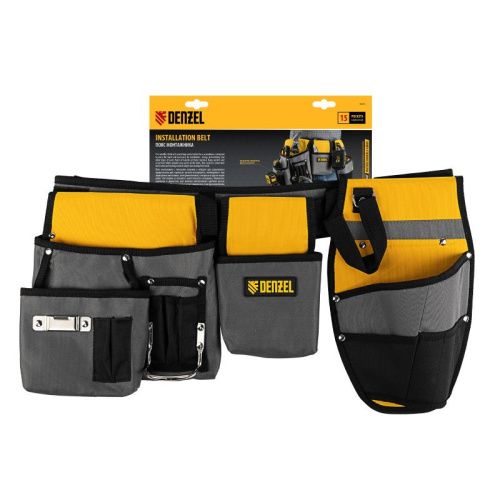 Пояс монтажника, сумки поясные, кобура для шуруповерта Denzel-Tehinstrument