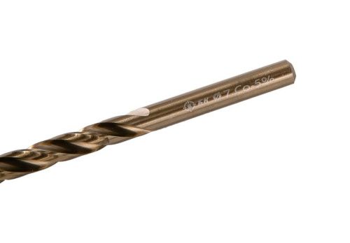 Сверло по металлу ТРЁХСПИРАЛЬНОЕ Кобальт 7,0х109мм БОЕКОМПЛЕКТ-Tehinstrument