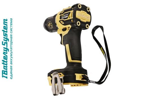 HCD2065BL Дрель аккумуляторная  б/щ Hanskonner 1BatterySystem-Tehinstrument