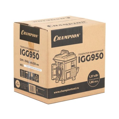 Инверторный генератор CHAMPION IGG950-Tehinstrument