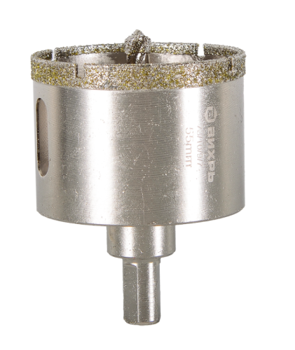 Коронка алмазная Вихрь по керамограниту/керамике, 55 мм-Tehinstrument