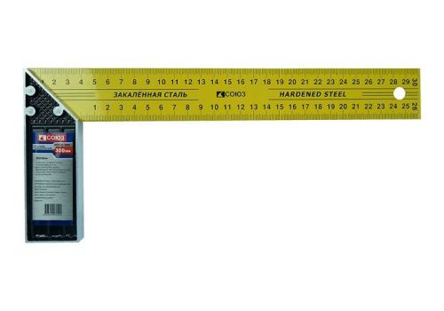 Угольник 300мм, металлический, СОЮЗ-Tehinstrument