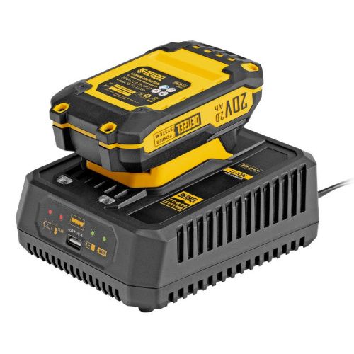 Устройство зарядное для аккумуляторов Denzel BCH-20-4.5, Li-Ion, 20 В, 4,5 А-Tehinstrument