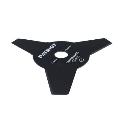 Нож PATRIOT TBS-3P для триммера (230х25.4 мм, 3 зубца), Patriot-Tehinstrument