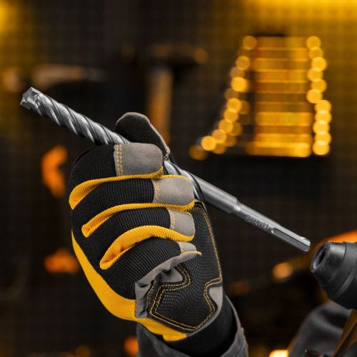 Бур по бетону, цельная крестовая пластина, 14x215 мм, SDS PLUS Denzel-Tehinstrument