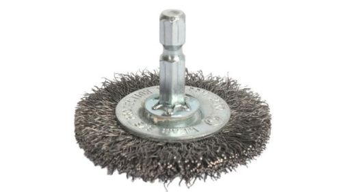 Щётка №082; 5407506120 d-75 для дрели дисковая,гофрирован.шестигран.-Tehinstrument