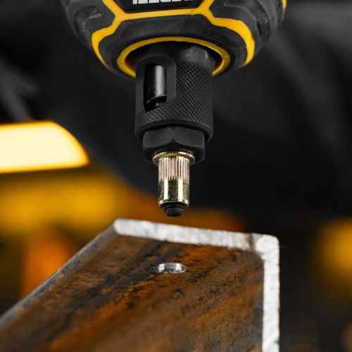 Заклепки резьбовые, стальные, оцинкованные, М6, пластиковый кейс, 70 шт. Denzel-Tehinstrument