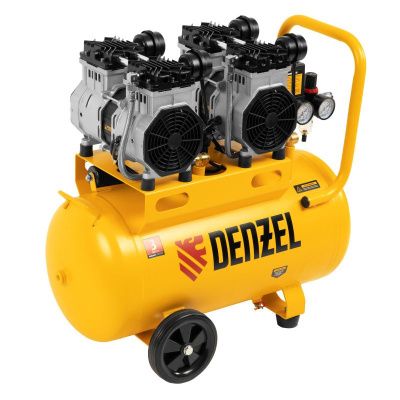 Компрессор безмасляный, малошумный Denzel DLS 2200/50-Tehinstrument