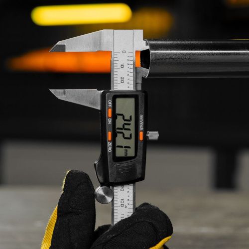 Штангенциркуль, 150 мм, электронный, с глубиномером Denzel-Tehinstrument