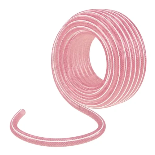 Шланг эластичный 3/4", 25 м, прозрачный розовый Palisad-Tehinstrument