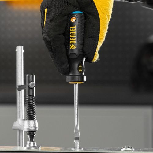 Набор отверток, 5 шт., PH+SL, S2, 3к рукоятка Denzel-Tehinstrument