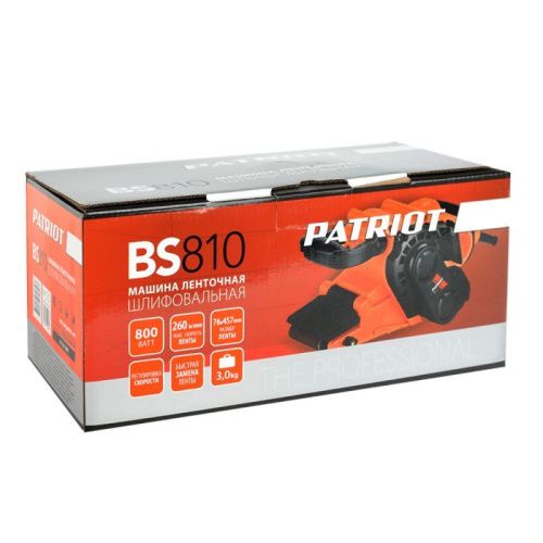 Машина ленточная шлифовальная Patriot BS 810-Tehinstrument