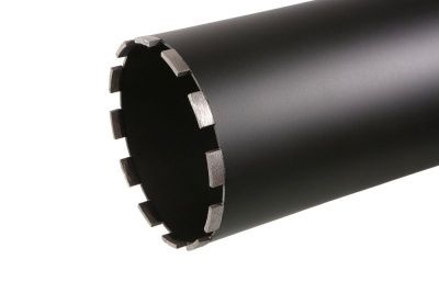 Коронка алмазная LASER по железобетону 162 мм, 1 1/4" , L=450мм, Hanskonner-Tehinstrument