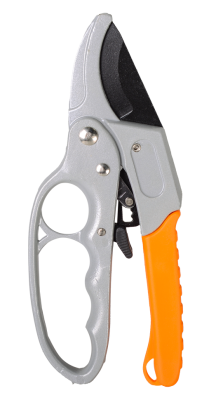 Секатор ВИХРЬ 200мм (возвратная пружина, храповый механизм, тефлоновое покрытие, обрезиненные рукоятки)-Tehinstrument