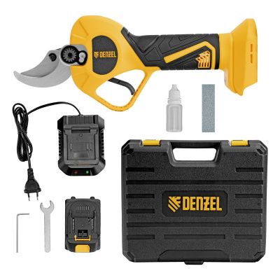 Бесщеточный аккумуляторный секатор Denzel CP-40BL, 20 В, Li-ion-Tehinstrument