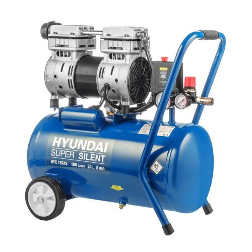 Безмасляный компрессор HYUNDAI HYC 1824S (компрессор Хендай 1824)-Tehinstrument