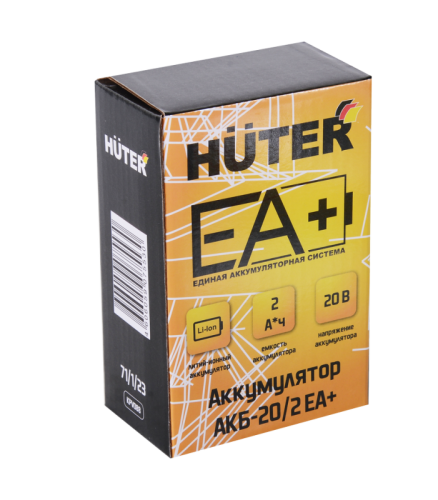 Аккумулятор АКБ-20/2 ЕА+, для щёточного инструмента и садовой техники Huter-Tehinstrument