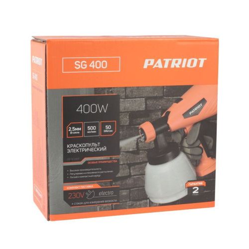 Краскопульт электрический Patriot SG 400-Tehinstrument