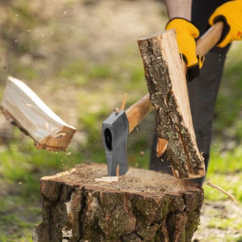 Топор кованый, 1360 г, американский тип, буковая рукоятка, 700мм, EFP Denzel-Tehinstrument