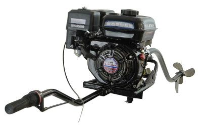 Мотор лодочный болотоход Habert (двигатель Lifan 170F D20)-Tehinstrument