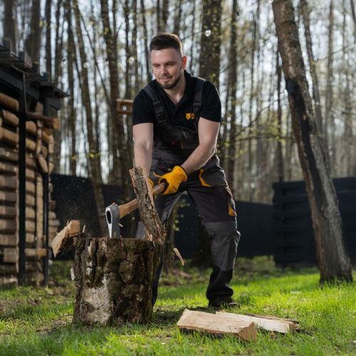 Топор кованый, 1360 г, американский тип, буковая рукоятка, 700мм, EFP Denzel-Tehinstrument