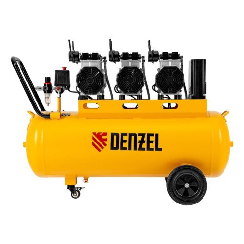 Компрессор безмасляный, малошумный Denzel DLS 3300/100-Tehinstrument