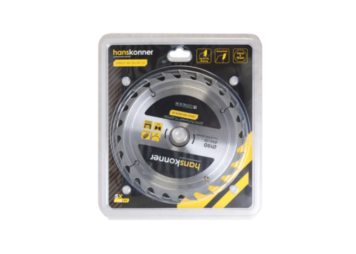 Пильный диск по дереву 190x30мм, 24 зубьев, Hanskonner-Tehinstrument