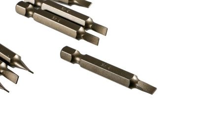 Биты SL4x50мм,сталь S2, С МАГНИТН. НАКОНЕЧНИКОМ,10 шт. В пластик.кейсе  Sturm-Tehinstrument