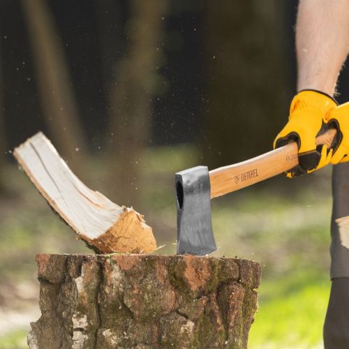 Топор кованый, 900 г, американский тип, буковая рукоятка, 430мм, EFP Denzel-Tehinstrument