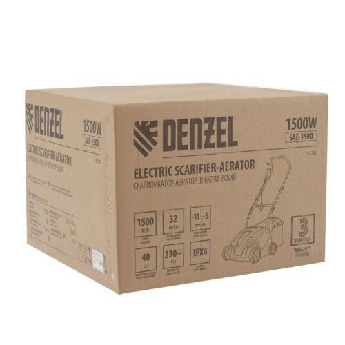 Скарификатор-аэратор электрический Denzel SAE-1500-Tehinstrument