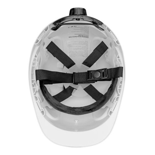 Каска защитная ударопрочная, ABS/PC, плавная регулировка, модель «Форвард» (К-05)белая Denzel-Tehinstrument