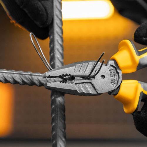 Плоскогубцы комбинированные 165 мм, трехкомпонентные рукоятки Denzel-Tehinstrument