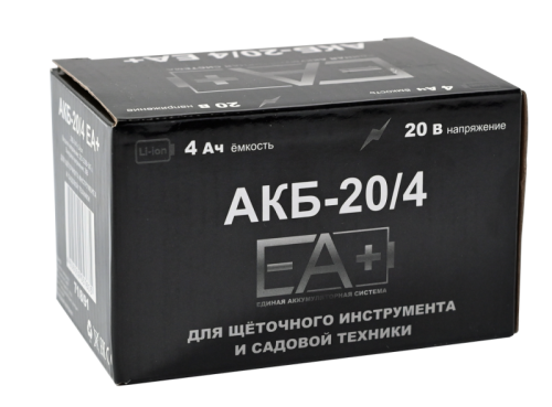 Аккумулятор АКБ-20/4 EA+ для щёточного инструмента и садовой техники-Tehinstrument