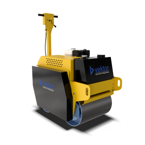 Виброкаток ручной двухвальцовый Vektor VRDR-600-Tehinstrument