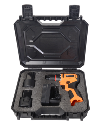 Дрель-шуруповерт аккумуляторная Вихрь ДА-12Л-2К/Б (бесщеточный двигатель)-Tehinstrument