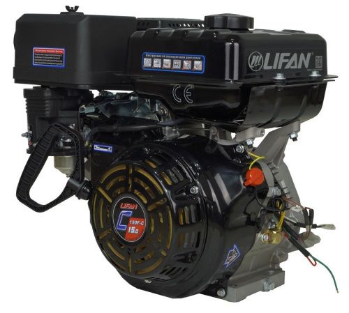 Двигатель Lifan 190F-C Pro, вал ?25мм, катушка 3 Ампера-Tehinstrument