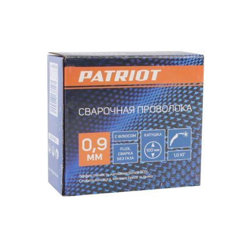 Проволока с флюсом 0.9мм, 1кг, Patriot-Tehinstrument