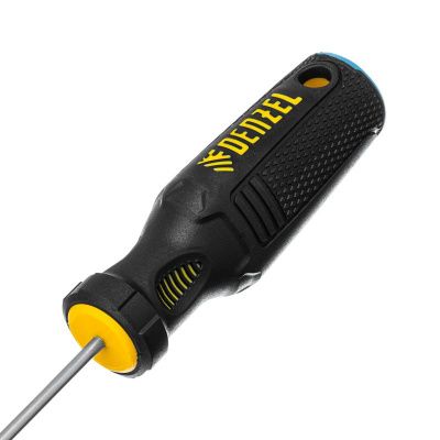 Отвертка, SL3х100 мм, S2, 3к рукоятка Denzel-Tehinstrument