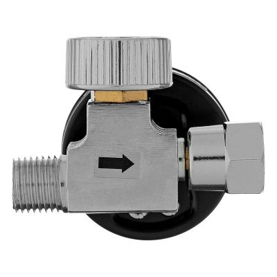 Регулятор давления с манометром для краскораспылителя K1500, 12 бар, 1/4" Denzel-Tehinstrument