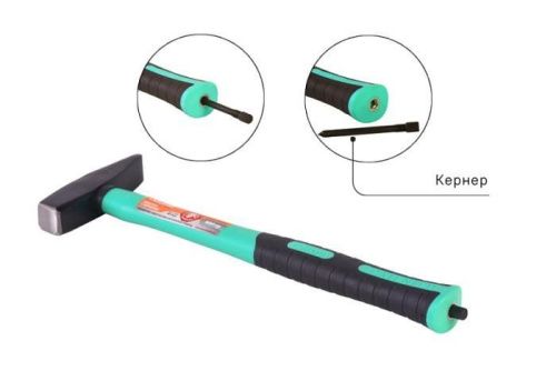 Молоток со встроенным кернером 800г,  Sturm-Tehinstrument