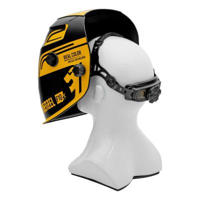 Щиток защитный лицевой (маска сварщика) F10, см. окно 100х96, Real Color, DIN 4-8/9-13 Denzel-Tehinstrument