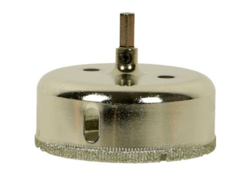 Коронка алмазн. По керам. Плитке и стеклу 75 х 55 мм,  с центрир. Сверл.  Sturm-Tehinstrument