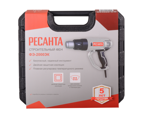 Строительный фен Ресанта ФЭ-2000ЭК-Tehinstrument