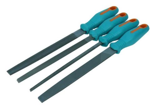 Набор напильников плоский, круглый, квадратный, трехгранный, 4 шт/уп  Sturm-Tehinstrument