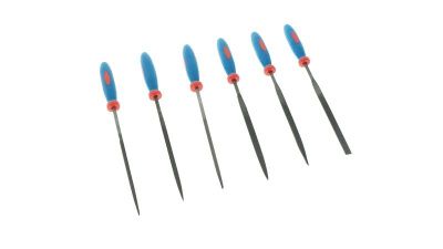 1051-01-140С Набор надфилей 6 шт, обрезиненная рукоятка, СОЮЗ-Tehinstrument
