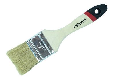 Кисть плоская "Euro" 2" (50 мм), натуральная щетина  Sturm-Tehinstrument