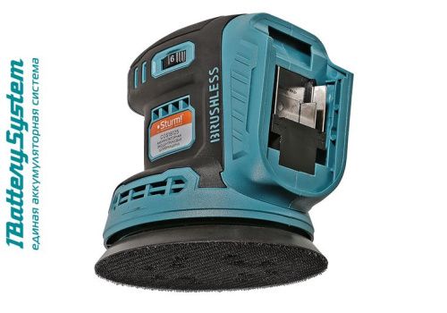 Аккумуляторная эксцентриковая шлифмашина б/щ  Sturm COS18125 1BatterySystem-Tehinstrument