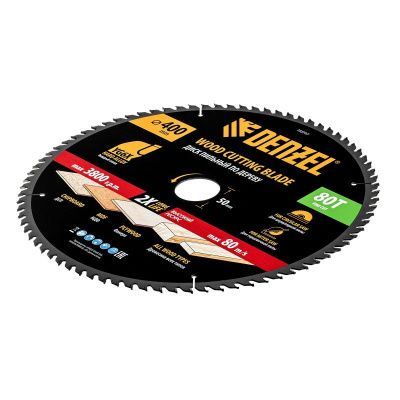 Пильный диск по дереву ф400 х 50 мм, 80 зубьев Denzel-Tehinstrument