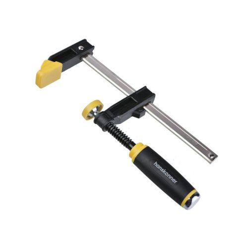 Струбцина F-образная, 50 х 150 x 255 мм,  усилие 174кгс, hanskonner-Tehinstrument